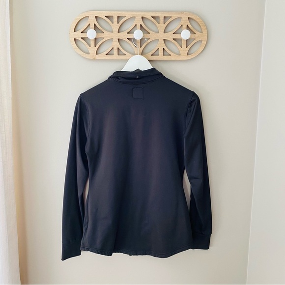 Old Navy Zip Up Work Out Jacket Black Sz Small - Picture 6 of 8